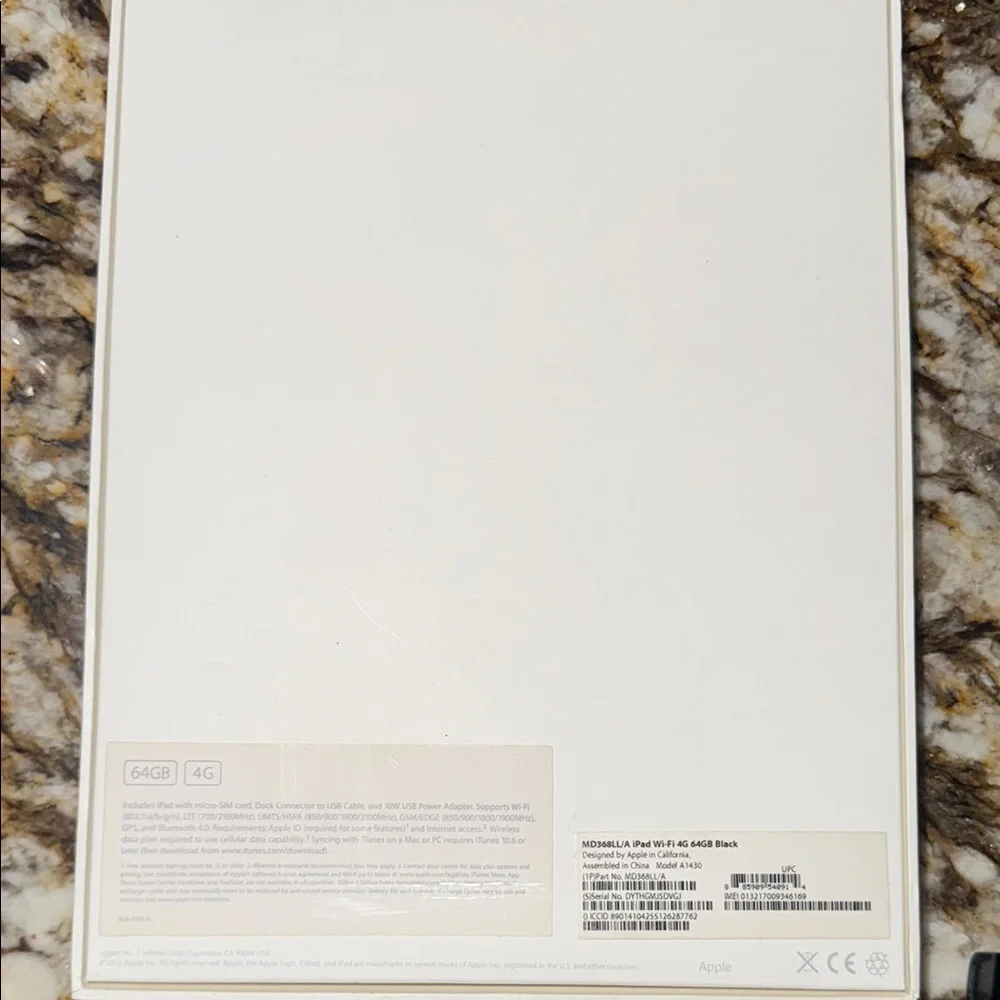 iPad 3rd generation with Otter Box Case Included